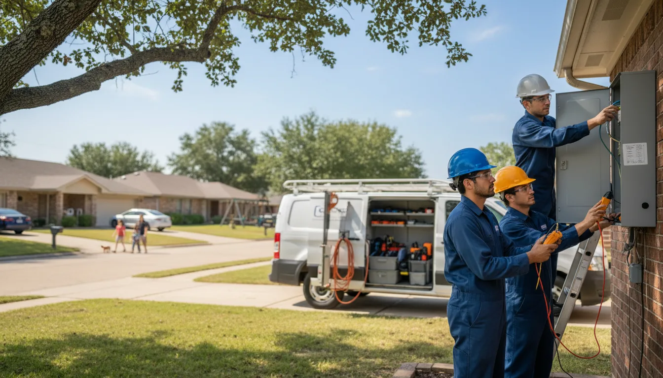 Certified electrician providing emergency electrical services in Rock Valley, IA